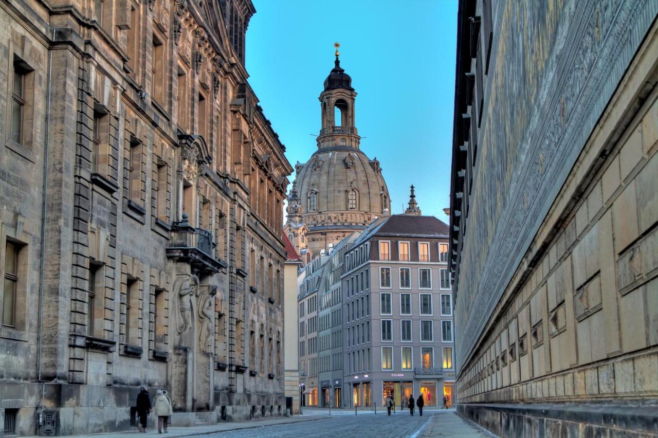 Gaestezimmer In Dresden Mit Dach-Terrasse, Wohnbereich Und Kueche Lejlighed Eksteriør billede